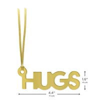 Gold "Hugs" Die-Cut Gift Trim for only USD 4.49 | Hallmark