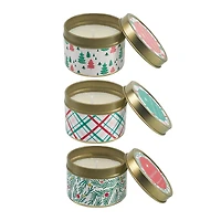 Festive Holiday Scented Candle Tins, 3-Pack for only USD 12.99 | Hallmark