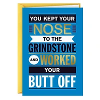 You Worked Your Butt Off Funny Retirement Card for only USD 4.49 | Hallmark