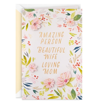 Amazing Person, Loving Mom Mother's Day Card for Wife for only USD 7.99 | Hallmark