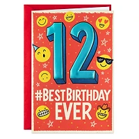 Best Birthday Ever Pop-Up 12th Birthday Card for only USD 5.59 | Hallmark