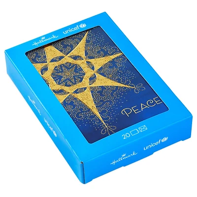 UNICEF Peace Star Boxed Christmas Cards, Pack of 20 for only USD 20.50 | Hallmark