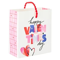 4.6" Happy Valentine's Day on White Gift Card Holder Mini Bag for only USD 2.49 | Hallmark