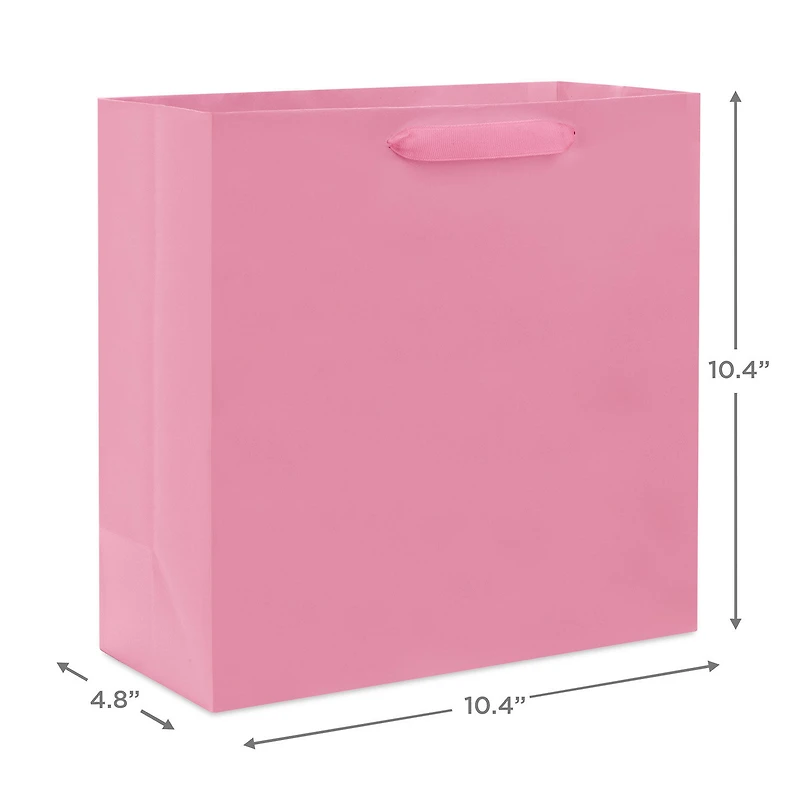 10.4" Pink Large Square Gift Bag for only USD 4.49 | Hallmark