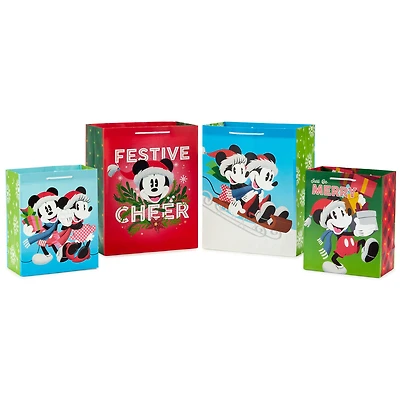 Disney Mickey and Minnie Christmas Gift Bags, Assorted Sizes and Designs for only USD 11.99 | Hallmark