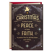 A Time for Peace, Faith and Joy Christmas Card for only USD 5.99 | Hallmark