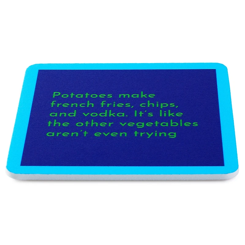 Drinks on Me Potatoes Funny Coaster for only USD 4.99 | Hallmark