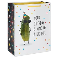 13" Kind of a Big Dill Large Birthday Gift Bag for only USD 4.49 | Hallmark