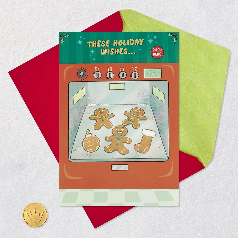 Warm Holiday Wishes Funny Musical Pop-Up Christmas Card With Light for only USD 8.99 | Hallmark