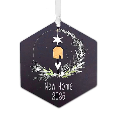 New Home Metal Personalized Ornament, Custom Text for only USD 17.99 | Hallmark