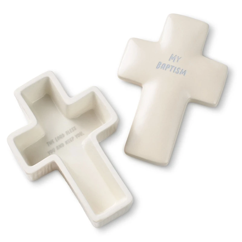 My Baptism Cross-Shaped Lidded Trinket Dish for only USD 29.99 | Hallmark