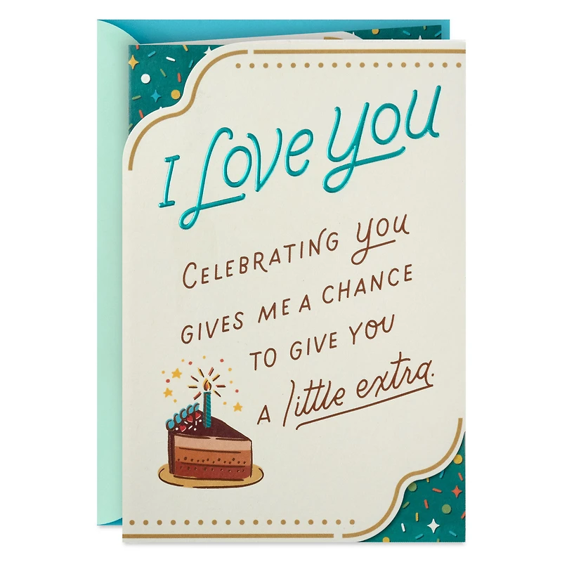A Little Extra for the Man I Love Romantic Birthday Card for Him for only USD 5.59 | Hallmark