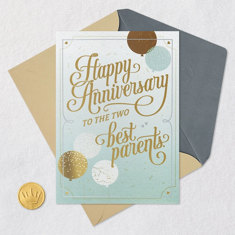 We Look Up to Your Love Anniversary Card for Parents for only USD 4.99 | Hallmark