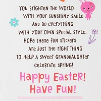 You Brighten the World Easter Card With Stickers for Granddaughter for only USD 4.59 | Hallmark