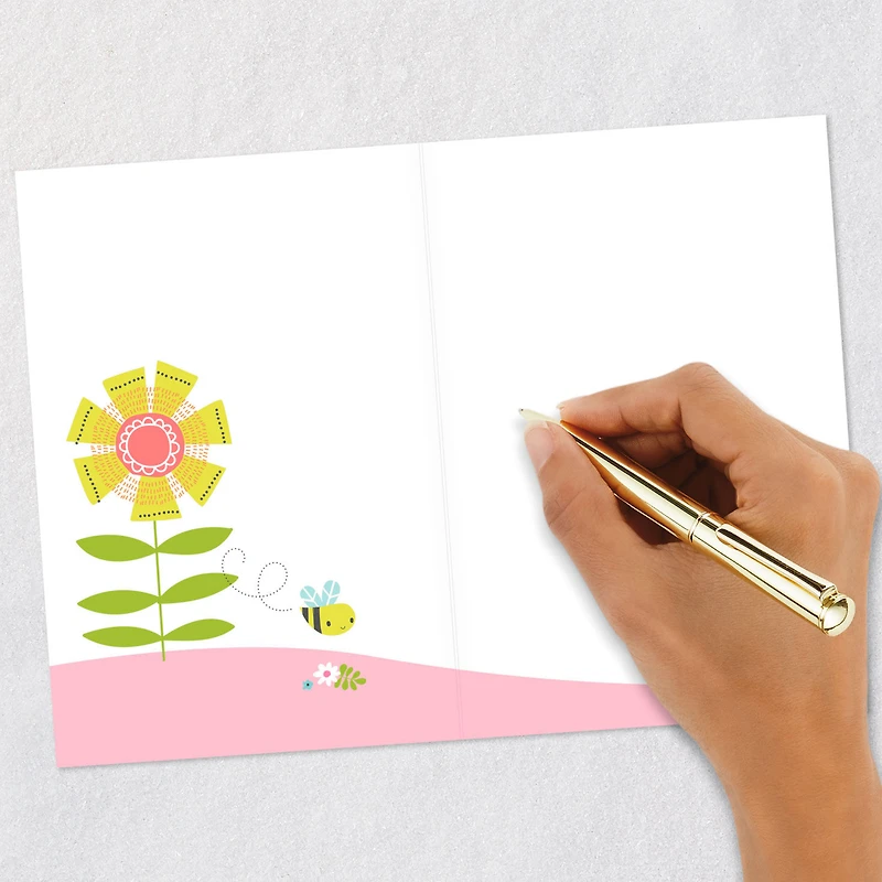 Flowers and Bee Blank Card for only USD 3.99 | Hallmark