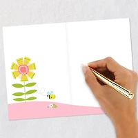 Flowers and Bee Blank Card for only USD 3.99 | Hallmark