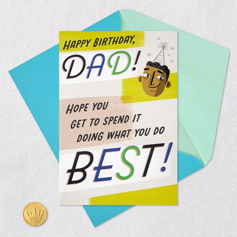Do What You Do Best Pop-Up Birthday Card for Dad for only USD 5.99 | Hallmark