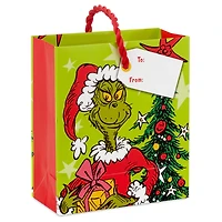 4.6" Dr. Seuss's How the Grinch Stole Christmas!™ Grinch on Green Gift Card Holder Mini Bag for only USD 2.49 | Hallmark