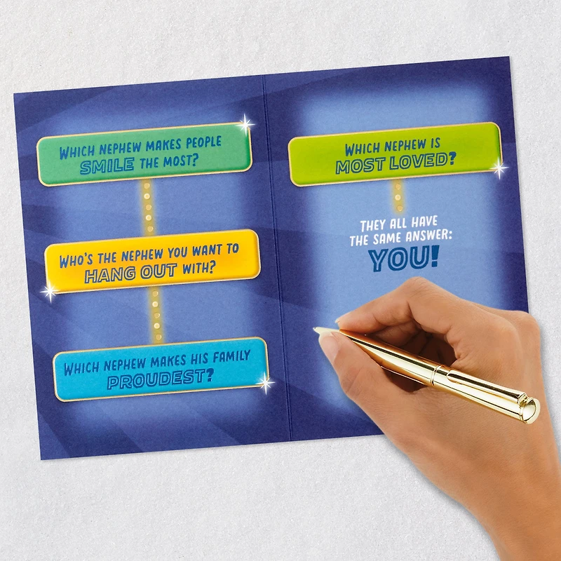 Nephew Trivia Birthday Card for only USD 4.59 | Hallmark