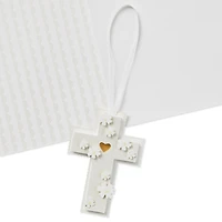 Surrounded by Love Baptism Card for Baby With Hangable Cross for only USD 7.59 | Hallmark