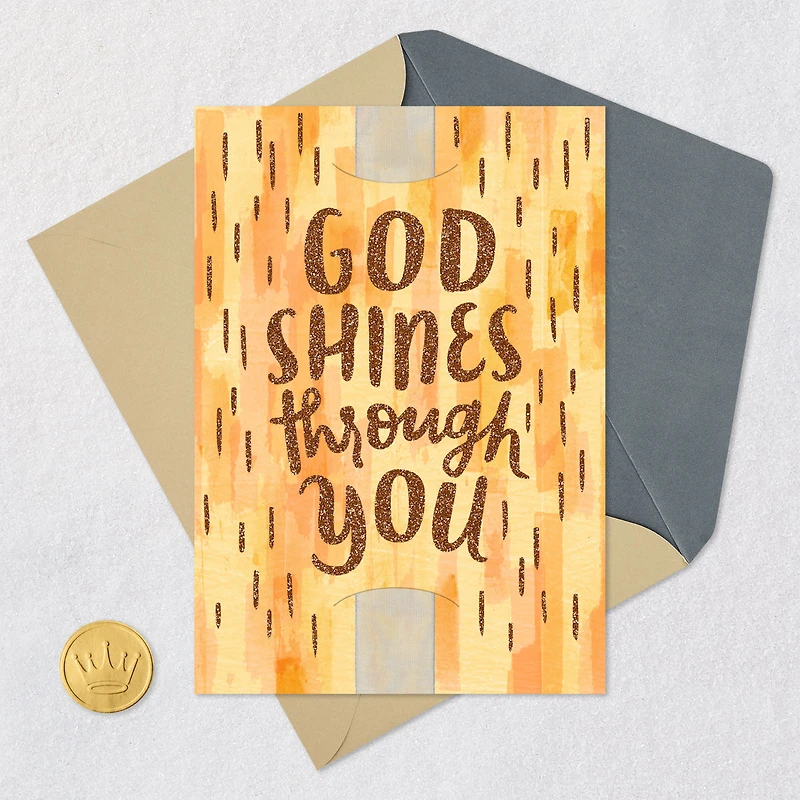 God Shines Through You Religious Clergy Appreciation Card for only USD 3.99 | Hallmark