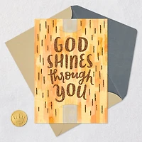 God Shines Through You Religious Clergy Appreciation Card for only USD 3.99 | Hallmark