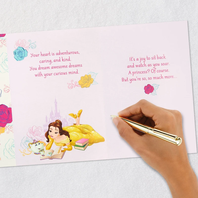Disney Beauty and the Beast So Much More Than a Princess Birthday Card With Bookmark for only USD 6.99 | Hallmark