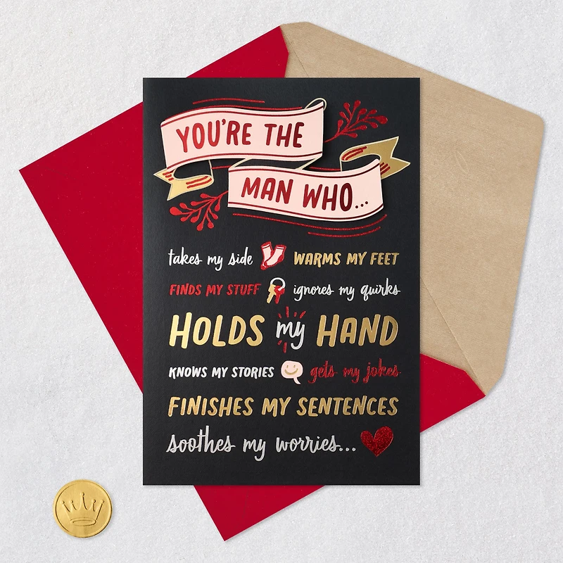 You Make All My Days Better Romantic Valentine's Day Card for Him for only USD 7.99 | Hallmark