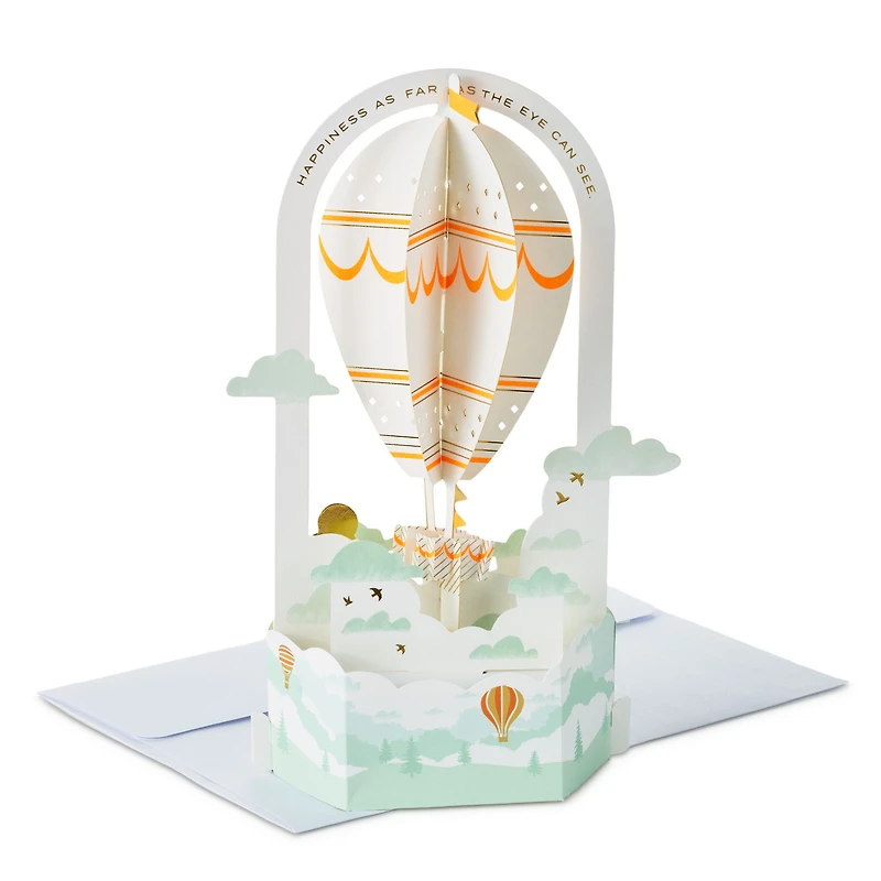 Hot Air Balloon 3D Pop-Up Birthday Card for only USD 7.99 | Hallmark