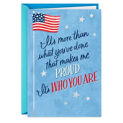 Proud and Grateful American Flag and Stars Thank-You Card for only USD 2.99 | Hallmark