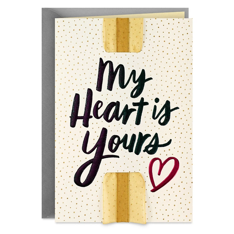 My Heart Is Yours Romantic Valentine's Day Card for only USD 8.59 | Hallmark