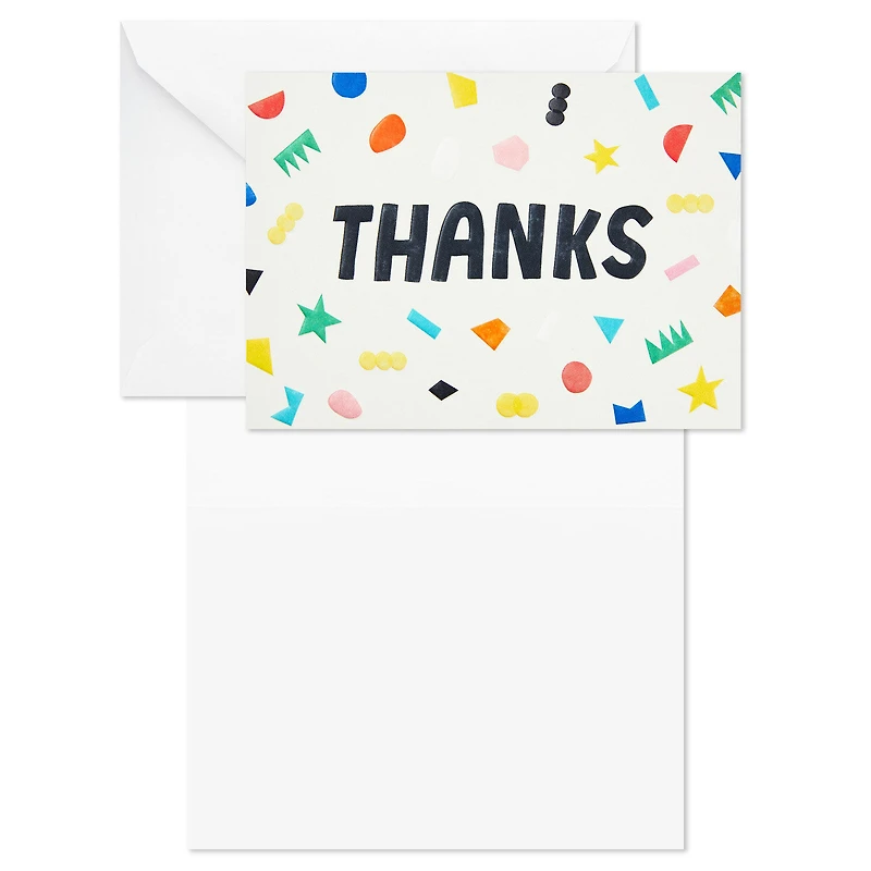 Scattered Confetti Boxed Blank Thank-You Notes, Pack of 24 for only USD 6.99 | Hallmark