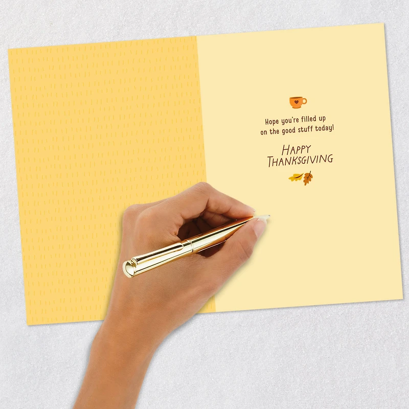Gnome Filled Up With Good Stuff Thanksgiving Card for only USD 2.00 | Hallmark