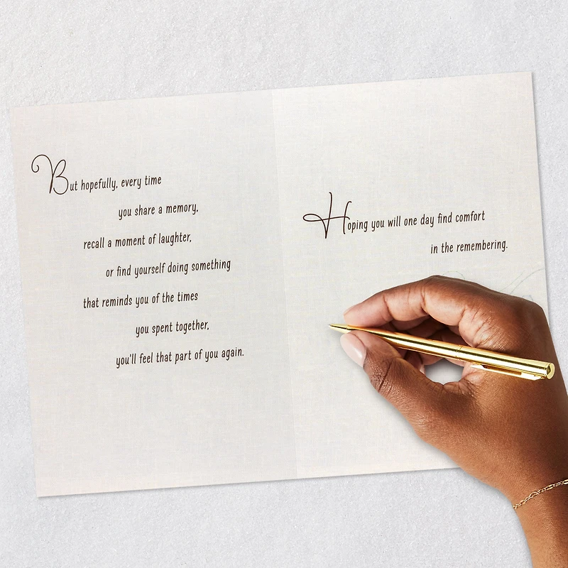 Hope You'll Find Comfort in the Remembering Sympathy Card for only USD 8.99 | Hallmark