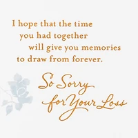 Love Lives Forever Sympathy Card for Loss of Spouse for only USD 4.59 | Hallmark