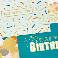 Festive Wishes Blank Birthday Cards, Pack of 16 for only USD 10.99 | Hallmark