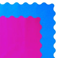Fuchsia and Bright Blue Wavy-Edged 2-Pack Tissue Paper, 4 sheets total for only USD 2.79 | Hallmark