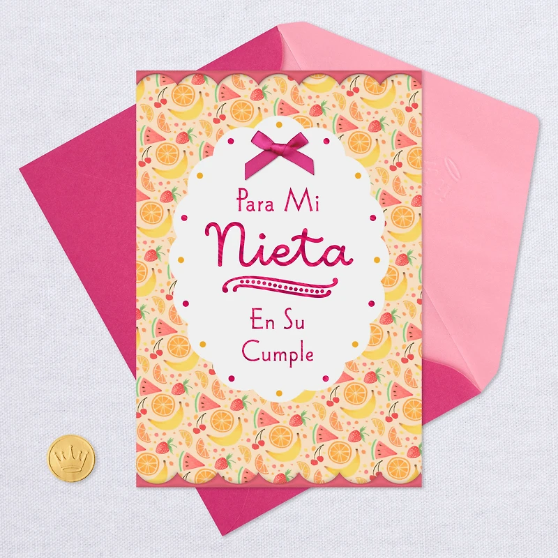 Hugs and Wishes Spanish-Language Birthday Card for Granddaughter for only USD 3.59 | Hallmark
