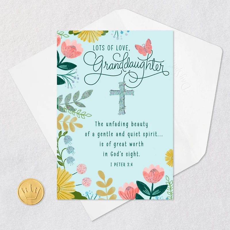 A Special Day to Celebrate All the Good Things Religious Confirmation Card for Granddaughter for only USD 2.99 | Hallmark