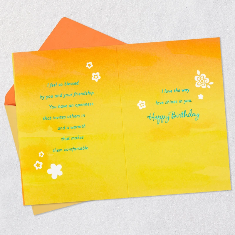 Blessed By Your Friendship Birthday Card for only USD 4.99 | Hallmark