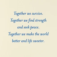 Together We Make the World Better Rosh Hashanah Card for only USD 4.59 | Hallmark