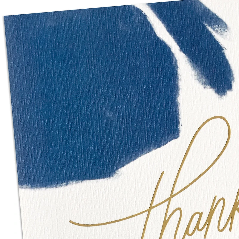 Blue and Green Brushstroke Thank You Card for only USD 5.99 | Hallmark