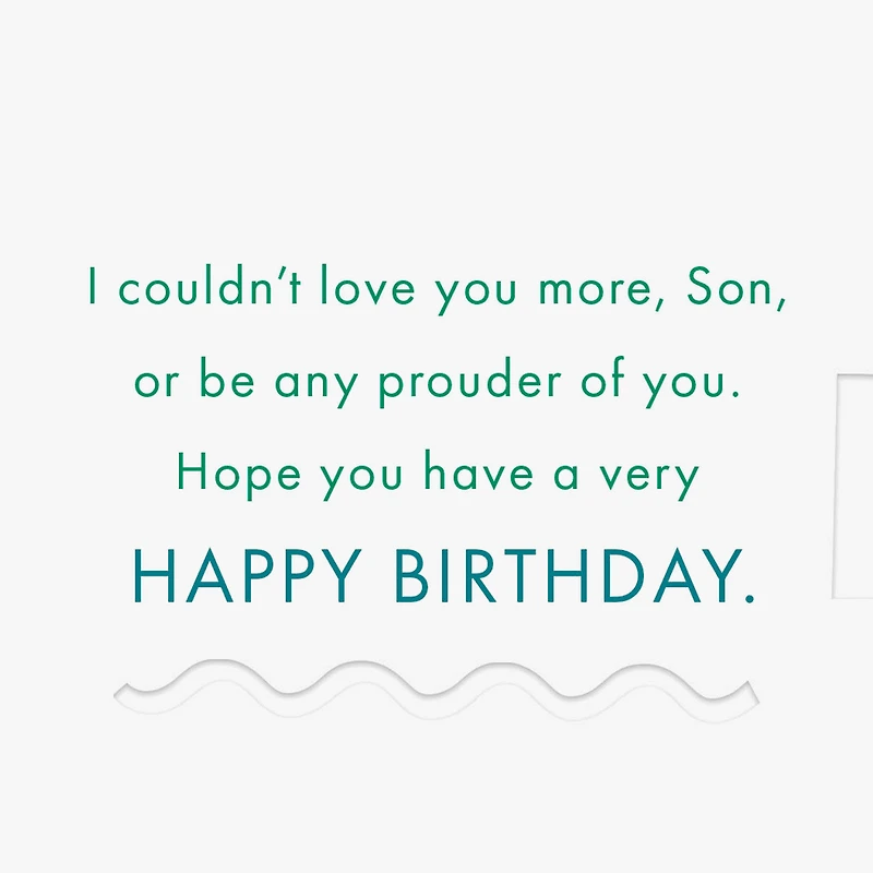 You Fill My Heart With Love and Pride Birthday Card for Son for only USD 2.99 | Hallmark