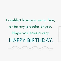 You Fill My Heart With Love and Pride Birthday Card for Son for only USD 2.99 | Hallmark