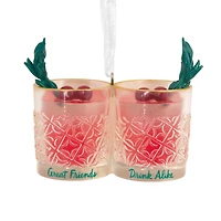 Friends Drink Alike Cocktail Glasses Hallmark Ornament for only USD 14.99 | Hallmark