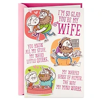 I'm So Glad You're My Wife Funny Birthday Card for Wife for only USD 6.99 | Hallmark