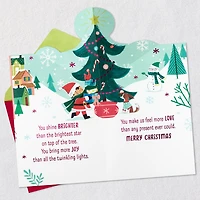 Merry Is Your Superpower Pop-Up Christmas Card for Granddaughter for only USD 5.99 | Hallmark