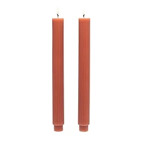 Orange Ridged Taper Candles, Set of 2 for only USD 9.99 | Hallmark