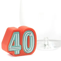 Charmers 40th Birthday Silicone Charm for only USD 8.99 | Hallmark