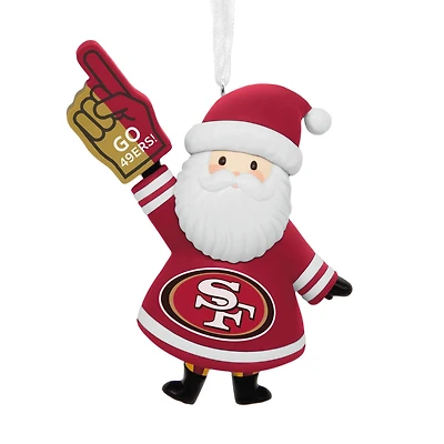 NFL San Francisco 49ers Santa Fan Hallmark Ornament for only USD 12.99 | Hallmark